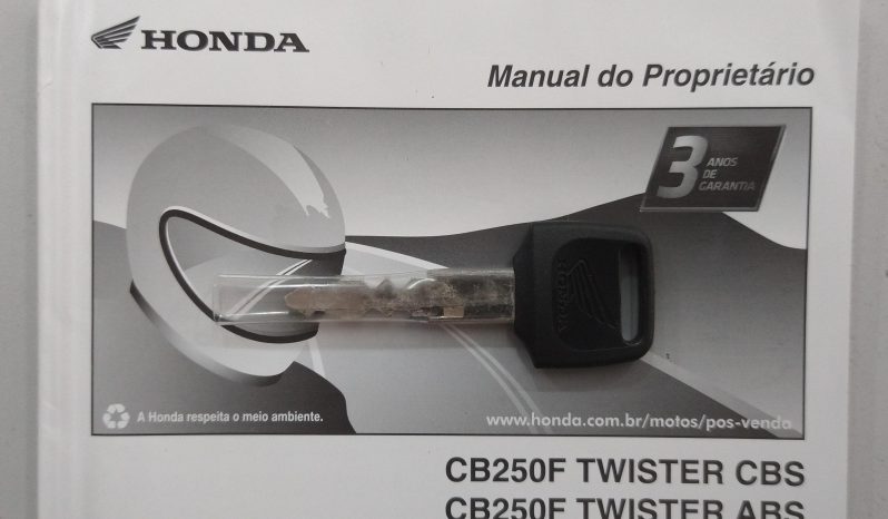 HONDA CB-250F TWISTER CBS 2020 cheio