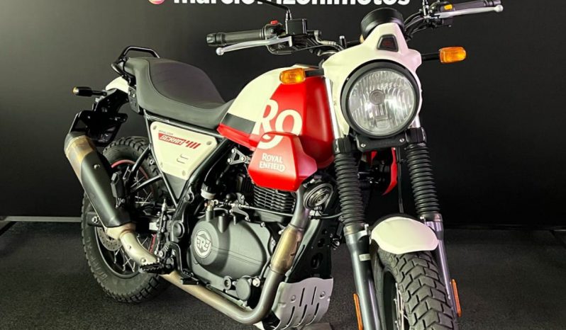 ROYAL ENFIELD SCRAM 411 WHITE FLAME 2023 cheio