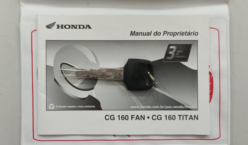 HONDA CG-160 TITAN FLEX CBS 2023 cheio