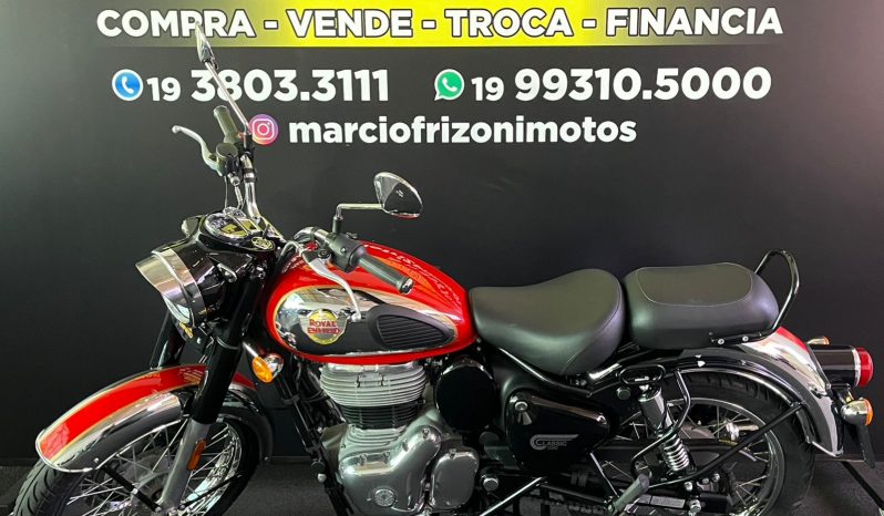 ROYAL ENFIELD CLASSIC 350 CHROME RED 2024 cheio
