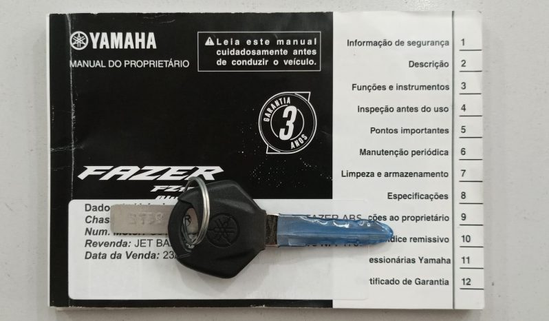 YAMAHA FZ-15 FAZER FLEX ABS 2024 cheio