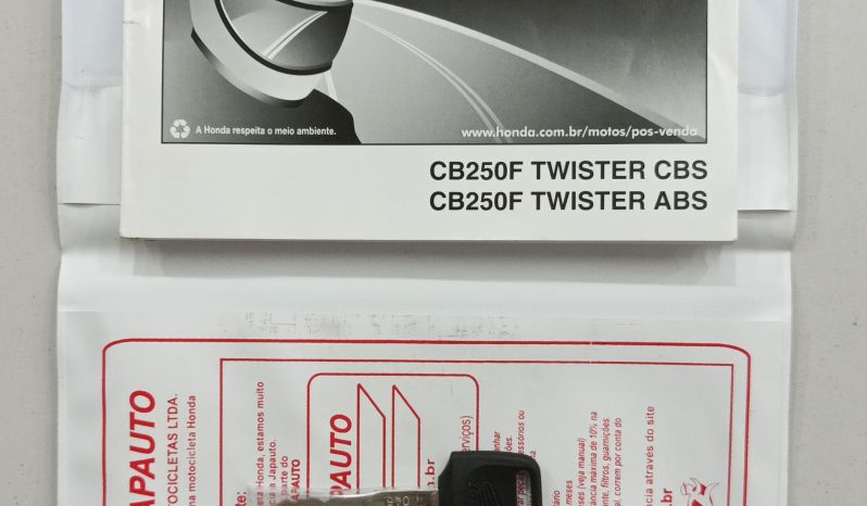 HONDA CB-250F TWISTER CBS 2021 cheio