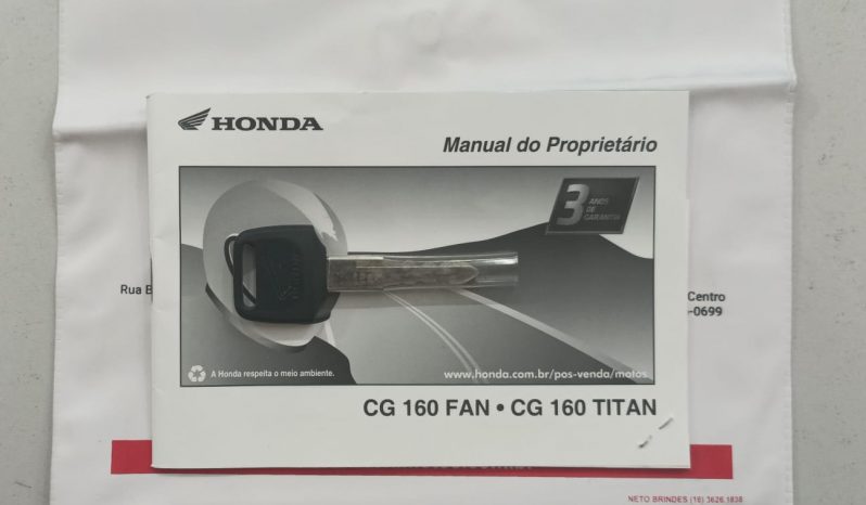 HONDA CG-160 TITAN FLEX CBS 2023 cheio