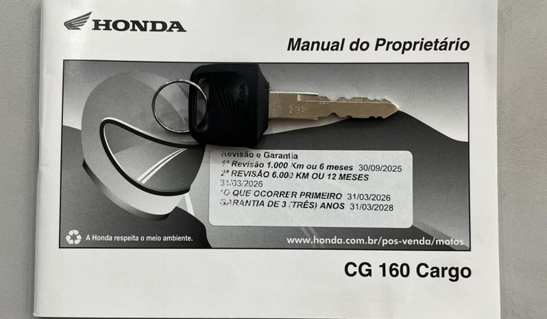 HONDA CG-160 CARGO 2025 cheio
