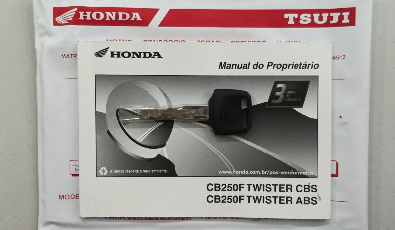 HONDA CB-250F  TWISTER CBS 2022 cheio
