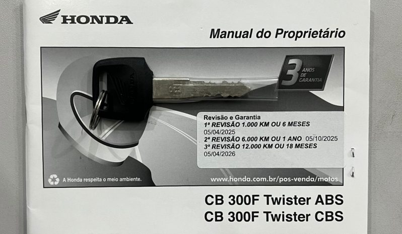 HONDA CB-300F TWISTER ABS 2024 cheio