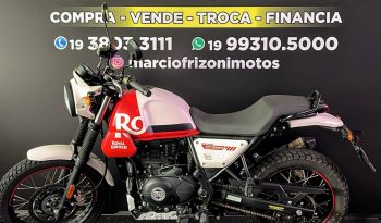 ROYAL ENFIELD SCRAM 411cc WHITE FLAME 2023 cheio