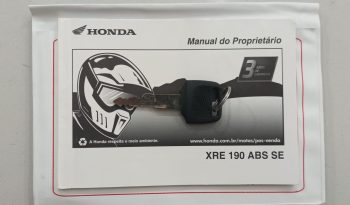 HONDA XRE-190 ABS 2020 cheio