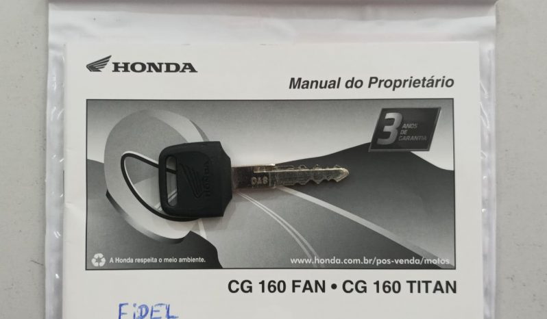 HONDA CG-160 TITAN FLEX CBS 2024 cheio