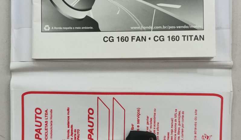 HONDA CG-160 FAN FLEX CBS 2024 cheio
