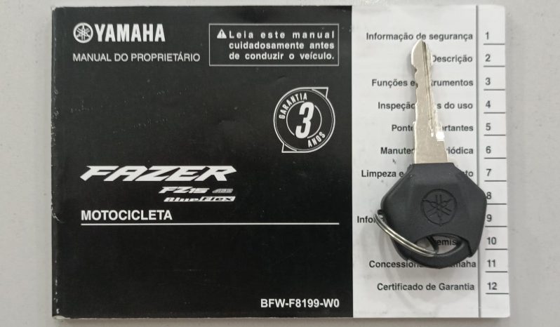 YAMAHA FZ-15 FAZER ABS 2023 cheio