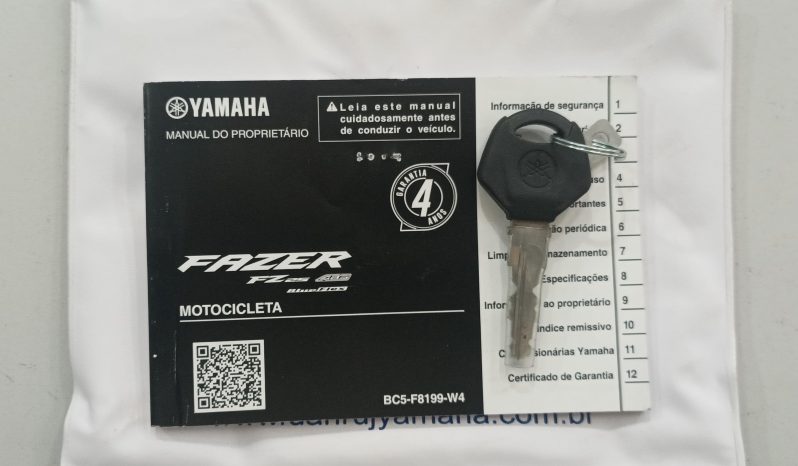 YAMAHA FZ-25 FAZER FLEX ABS 2024 cheio