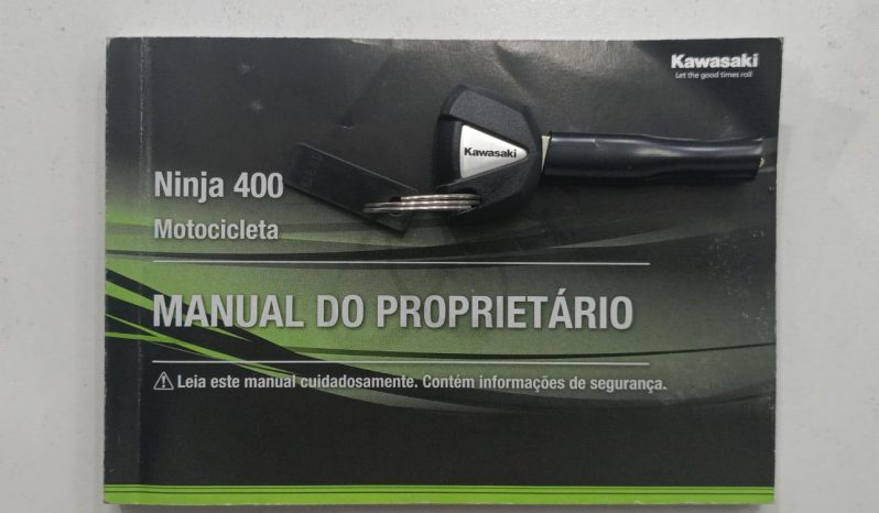 KAWASAKI NINJA 400 ABS 2021 cheio