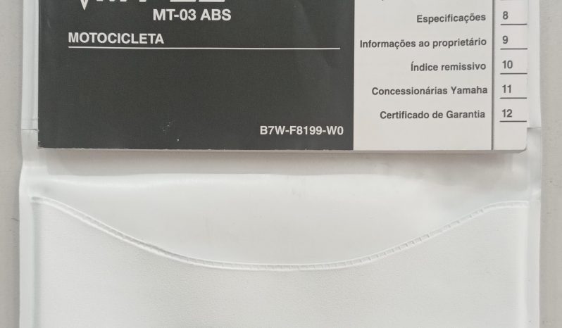 YAMAHA MT-03 ABS 2025 cheio