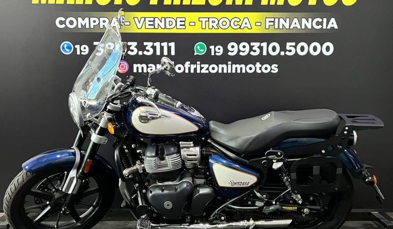 ROYAL ENFIELD SUPER METEOR 650 CELESTIAL BLUE 2025 cheio