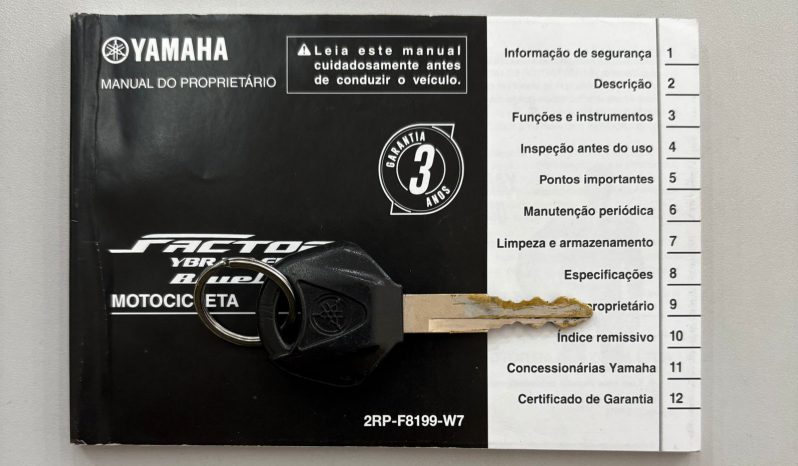 YAMAHA YBR-150cc FACTOR ED 2022 cheio