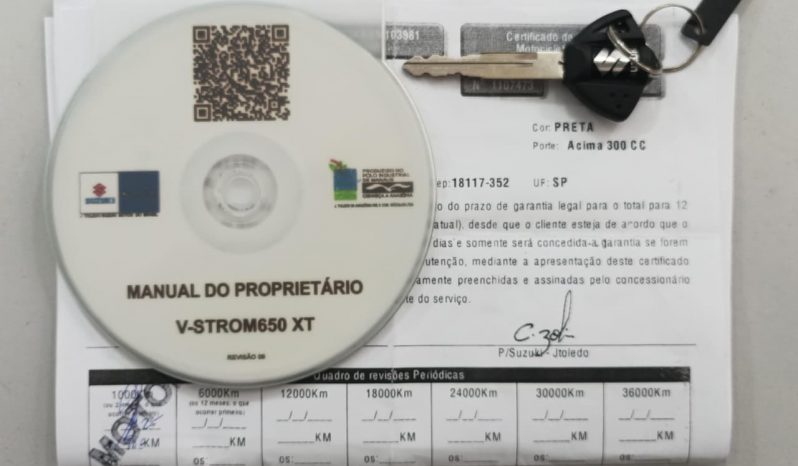 SUZUKI V-STROM 650 XT ABS 2025 cheio