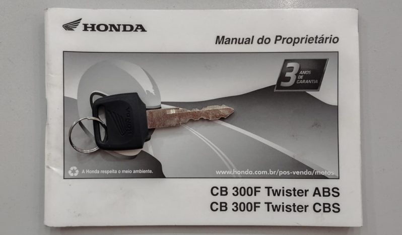 HONDA CB-300F TWISTER ABS 2023 cheio