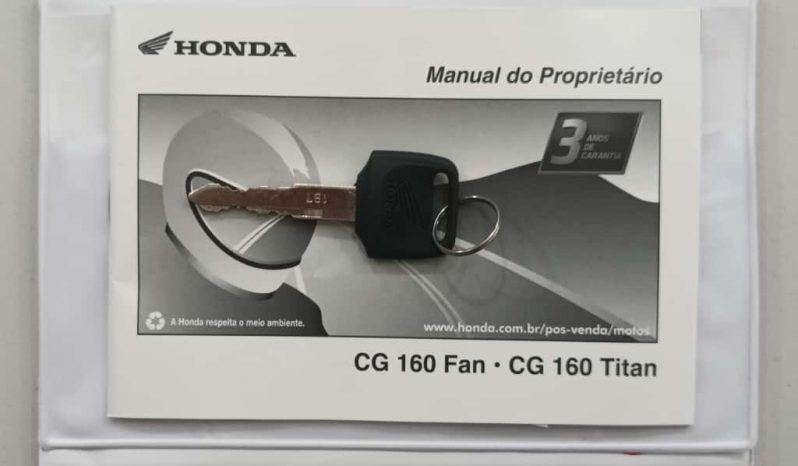 HONDA CG-160 FAN FLEX CBS 2025 cheio