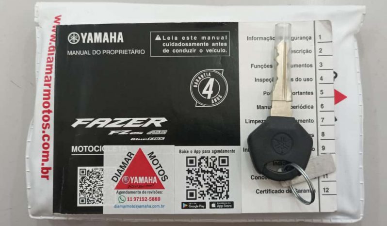 YAMAHA FZ-25 FAZER BLUEFLEX ABS 2023 cheio