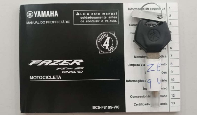 YAMAHA FZ-25 FAZER CONNECTED 2025 cheio