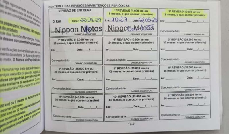YAMAHA YZF R-15 ABS 2025 cheio