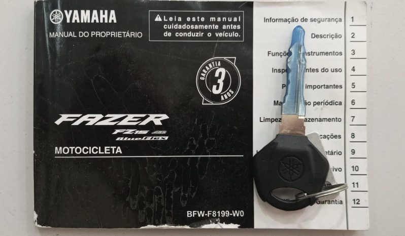YAMAHA FZ-15 FAZER ABS 2023 cheio