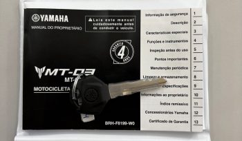 YAMAHA MT-03 ABS 2026 cheio