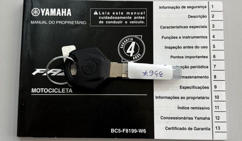 YAMAHA FZ-25 FAZER CONNECTED 2025 cheio