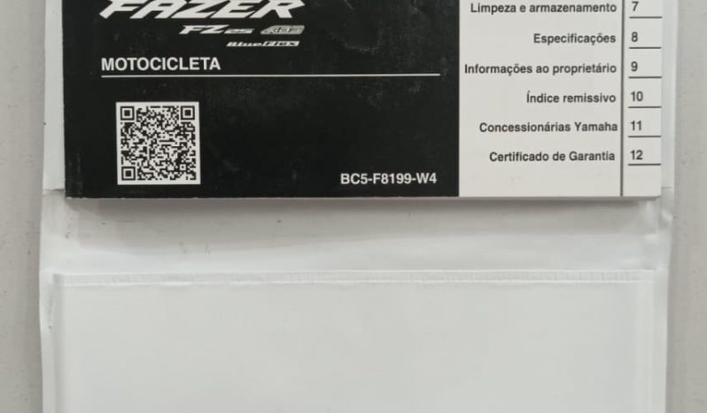 YAMAHA FZ-25 FAZER FLEX ABS 2024 cheio