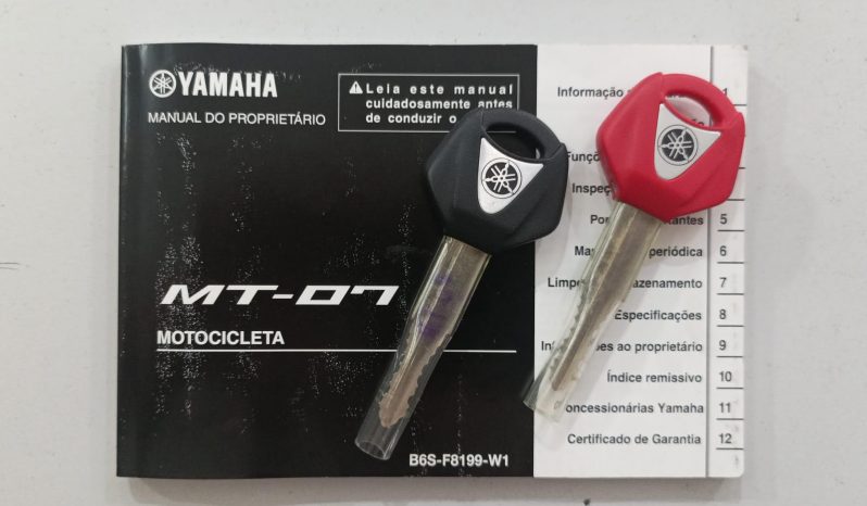 YAMAHA MT-07 ABS 2023 cheio