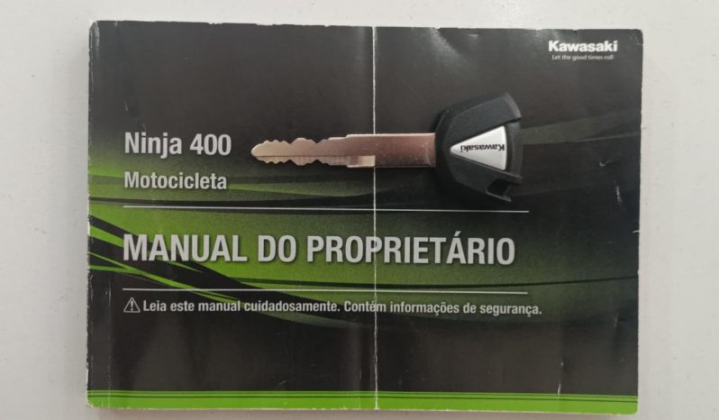 KAWASAKI NINJA 400 ABS 2022 cheio