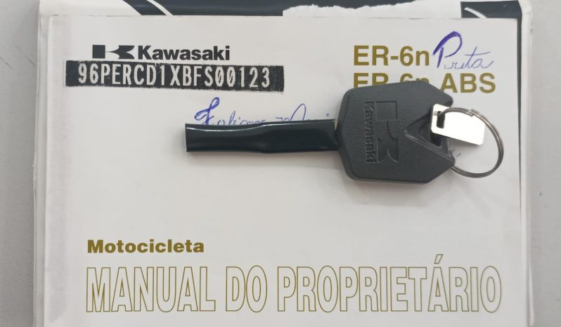 KAWASAKI ER-6N 650 ABS 2011 cheio