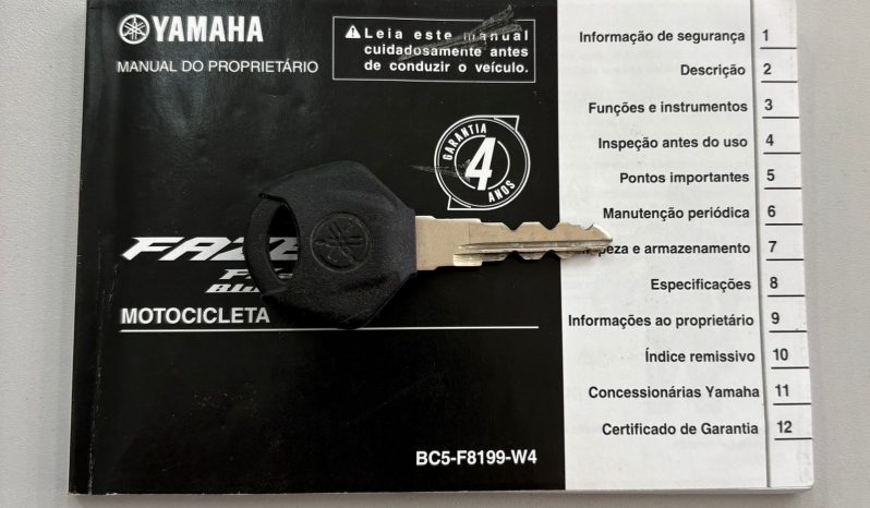YAMAHA FZ-25 FAZER BLUEFLEX ABS 2022 cheio