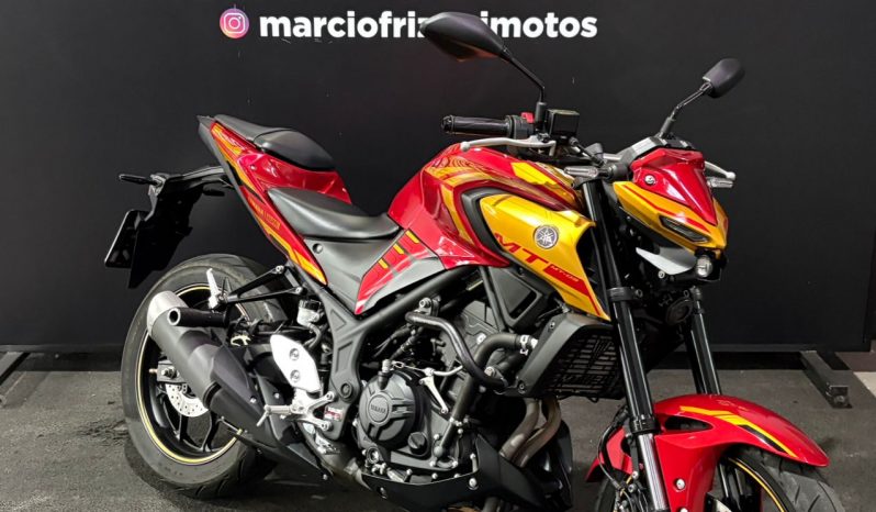 YAMAHA MT-03 ABS ED.MARVEL (HOMEM DE FERRO ) 2022 cheio