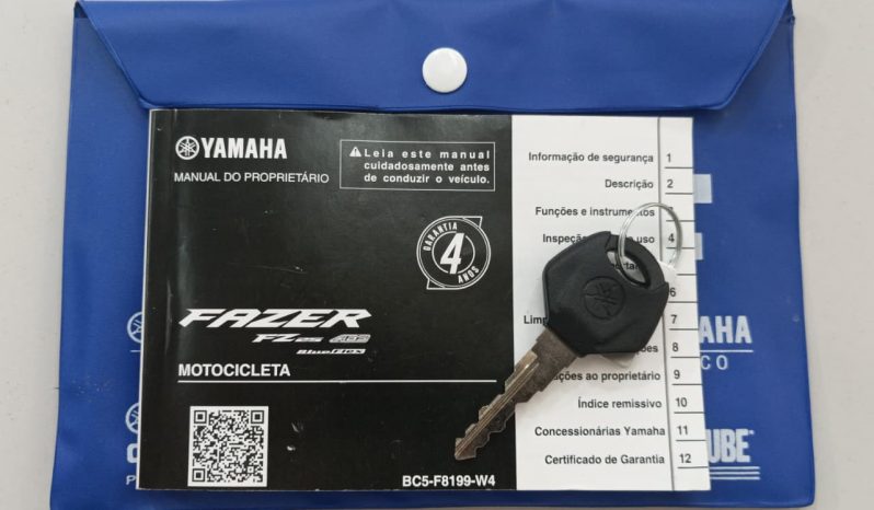 YAMAHA FZ-25 FAZER BLUEFLEX ABS 2024 cheio