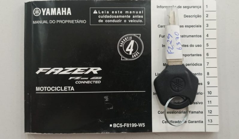 YAMAHA FZ-25 FAZER CONNECTED 2025 cheio