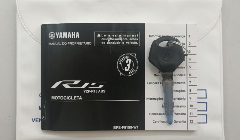 YAMAHA YZF R-15 ABS 2024 cheio