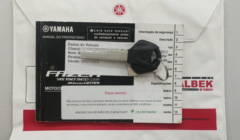 YAMAHA YS-150 FAZER SED 2024 cheio