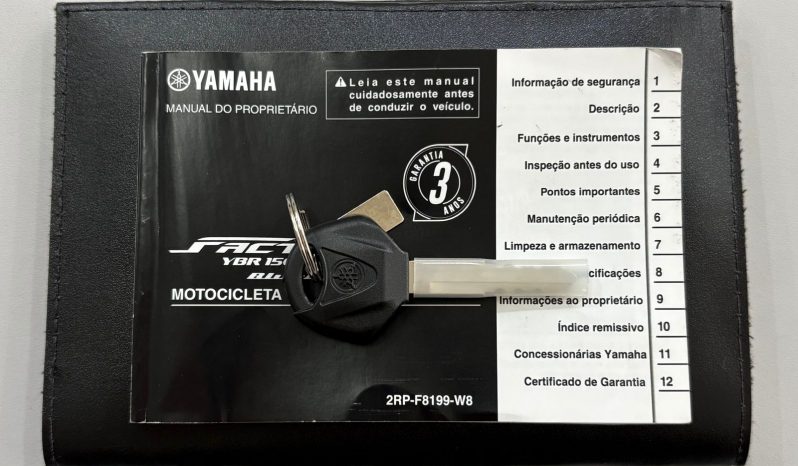 YAMAHA YBR-150 FACTOR ED 2023 cheio