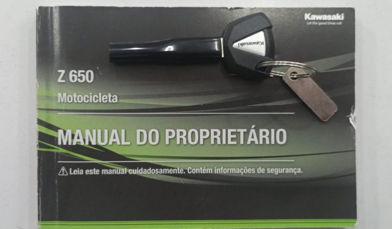 KAWASAKI Z-650 ABS 2021 cheio