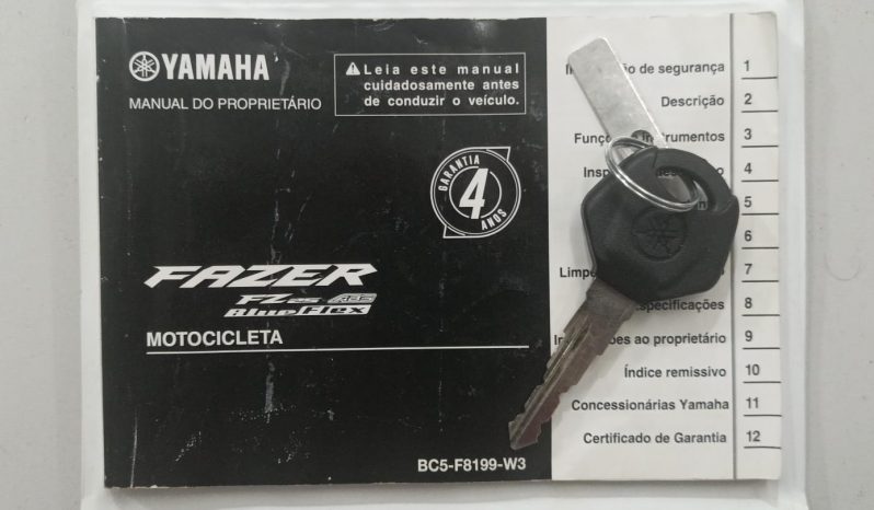 YAMAHA FZ-25 FAZER BLUFLEX ABS 2021 cheio