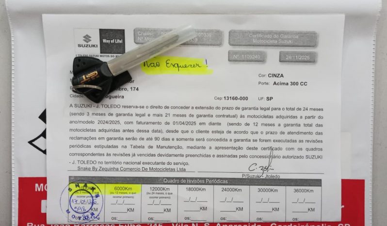 SUZUKI GSX-S 1000 GT 2026 cheio