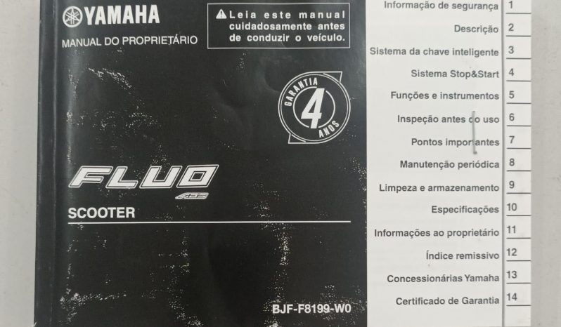 YAMAHA FLUO-125 ABS 2023 cheio