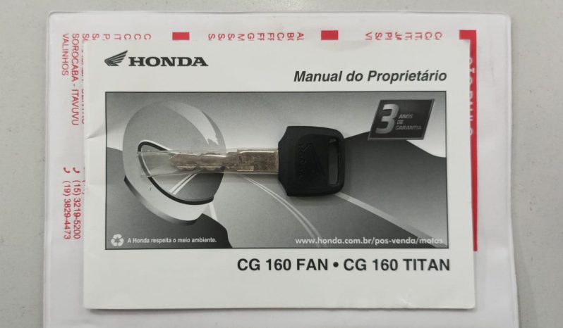 HONDA CG-160 TITAN CBS 2024 cheio