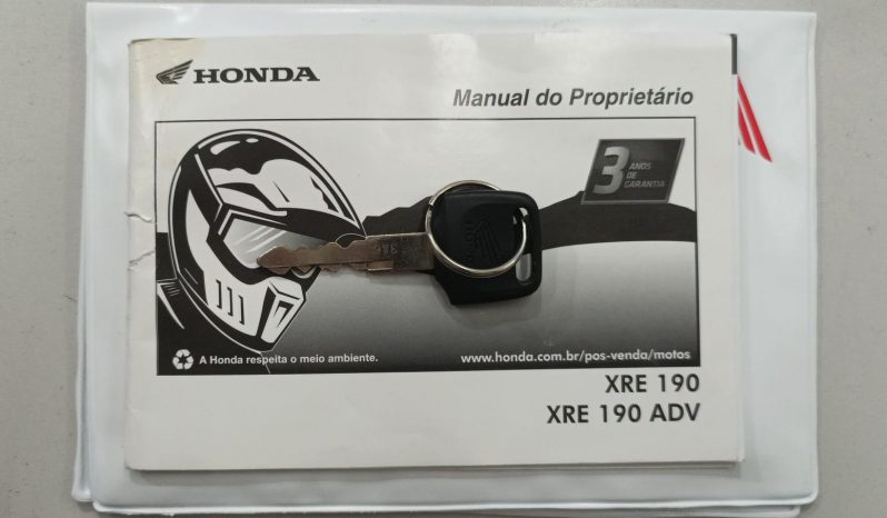 HONDA XRE-190 ABS 2025 cheio