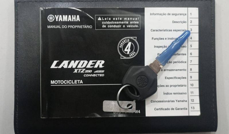 YAMAHA XTZ-250 LANDER CONNECTED 2025 cheio