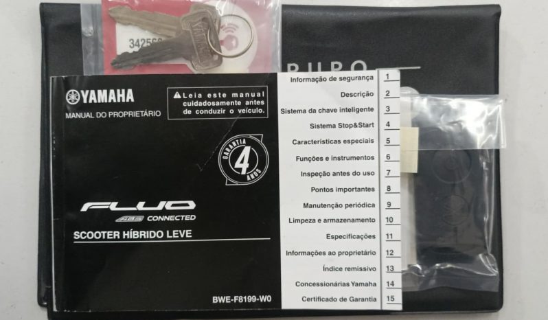 YAMAHA FLUO-125 CONNECTED ABS 2026 cheio