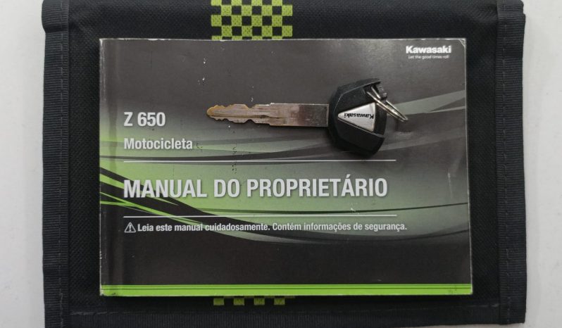 KAWASAKI Z-650 ABS 2021 cheio