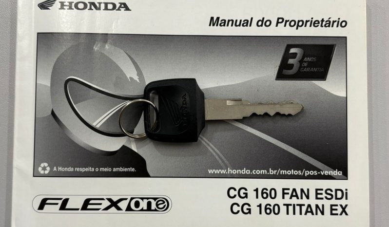 HONDA CG-160 FAN FLEX 2017 cheio